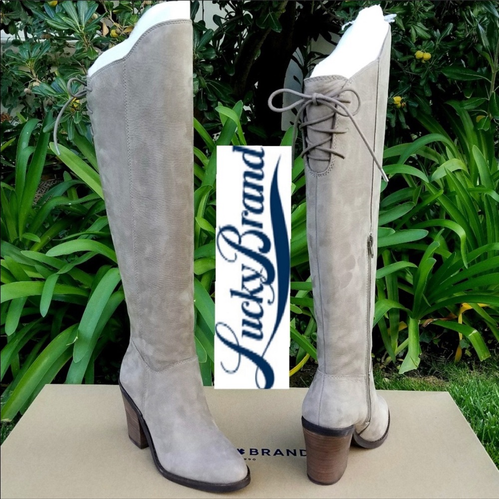 Brand new knee high Lucky boots.